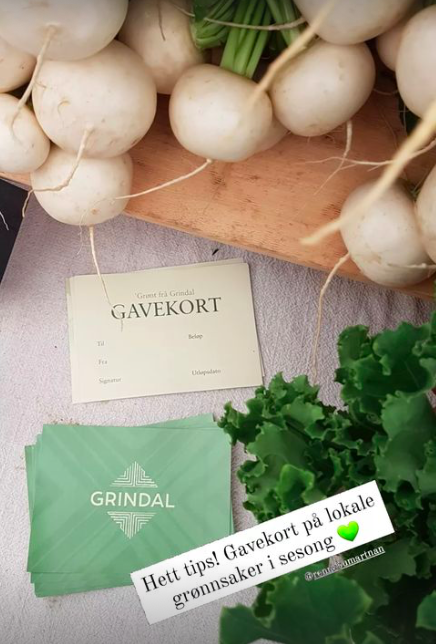 Gavekort på grønnsakskasse - perfekt julegave! 