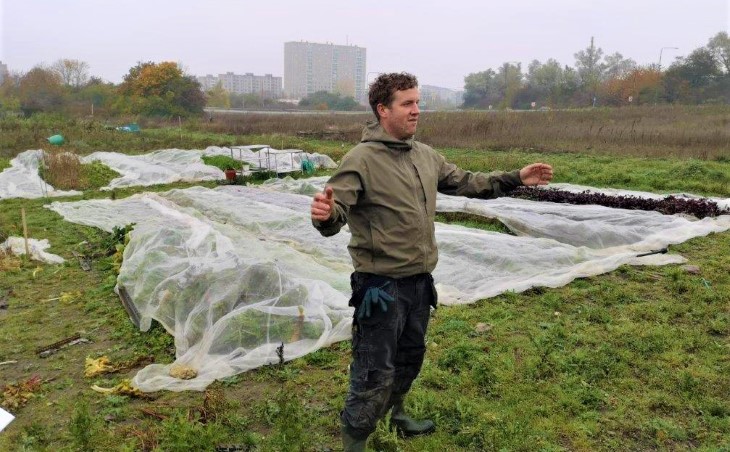En av dyrkerne i 20219 som drev et testareal på 250 kvm i Malmø og startet salg til restauranter og naboer samme år. 